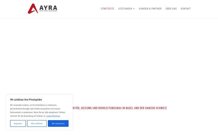 Screenshot of ayra-haustechnik.ch
