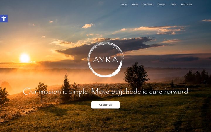 Screenshot of ayra-retreats.com