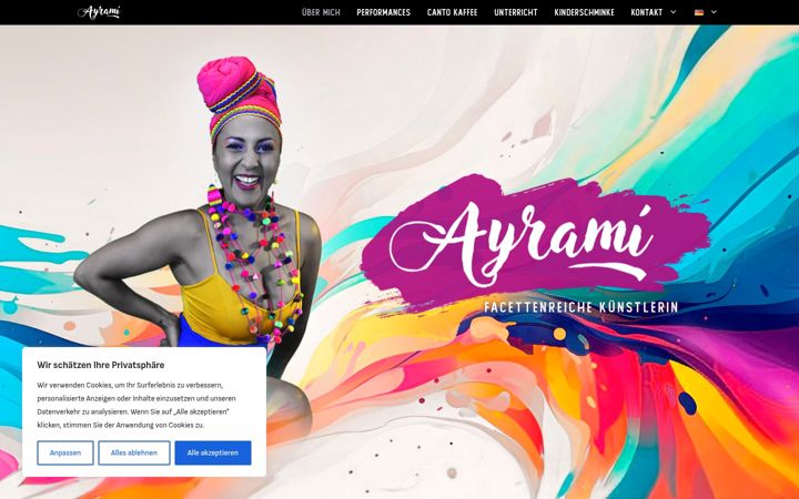 Screenshot of ayrami.com