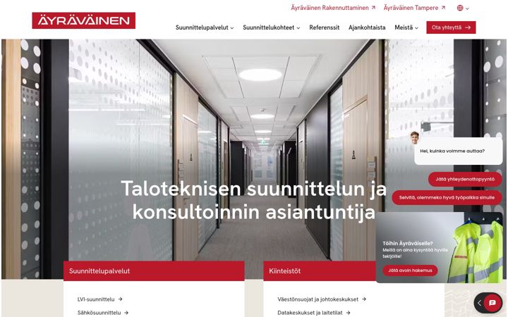Screenshot of ayravainen.fi