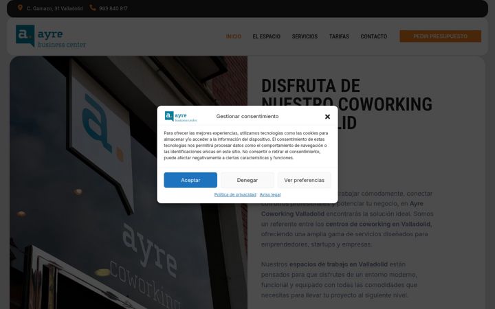 Screenshot of ayrebs.es