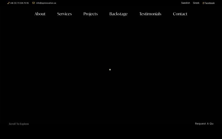 Screenshot of ayrenovation.se