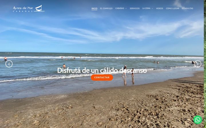 Screenshot of ayresdemar.com