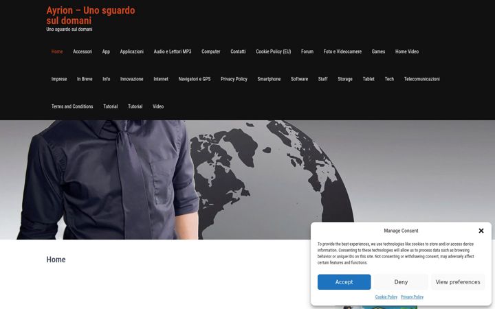Screenshot of ayrion.it