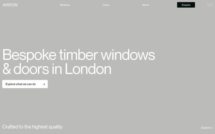 Screenshot di ayrtonbespoke.com