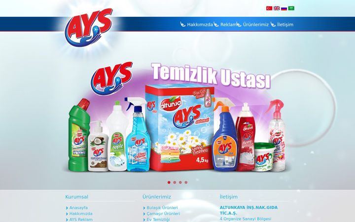 Screenshot of aystemizlik.com