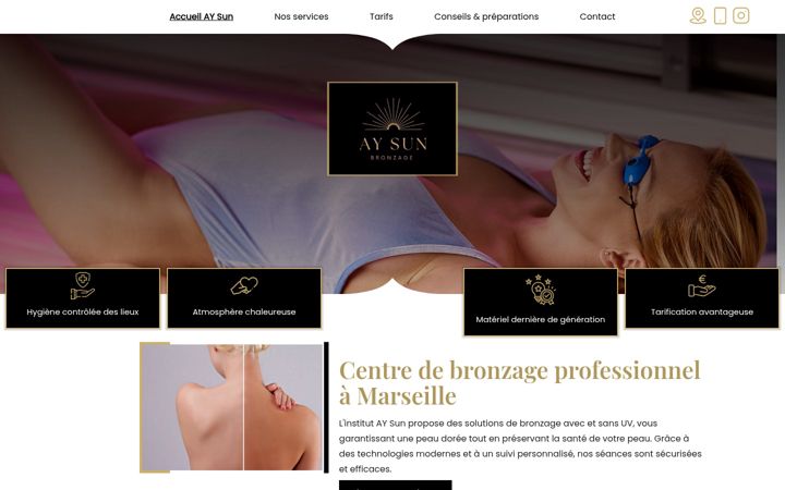 Snímek obrazovky aysun-centre-de-bronzage.fr