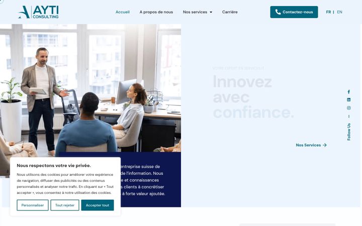 Screenshot of ayti-consulting.ch