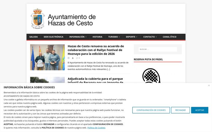Screenshot of aytohazasdecesto.es
