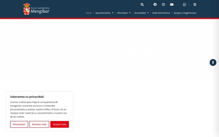 Screenshot of aytomengibar.es