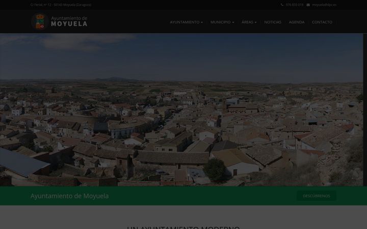 Screenshot of aytomoyuela.es