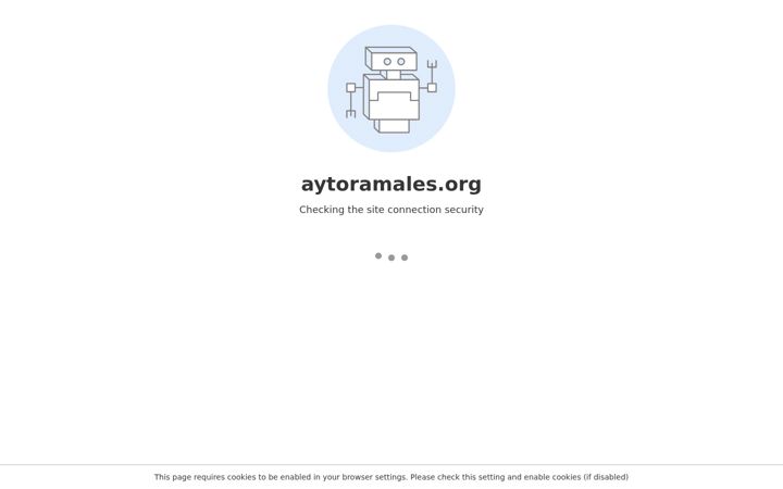 Screenshot of aytoramales.org
