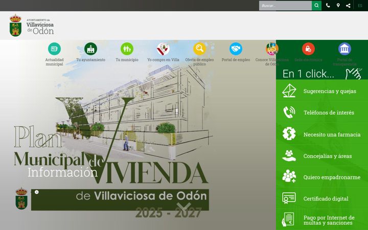 Skjermbilde av aytovillaviciosadeodon.es