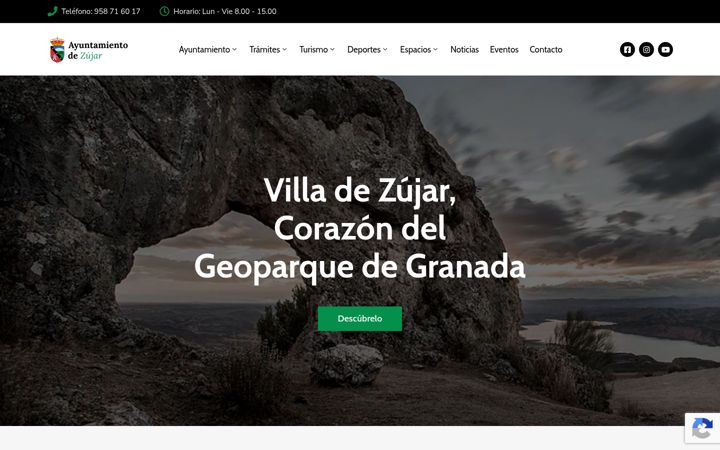Skjermbilde av aytozujar.es