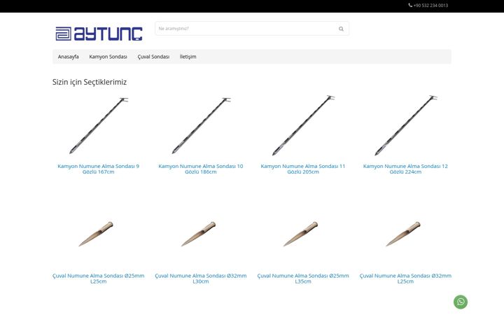 Screenshot of aytuncmakina.com