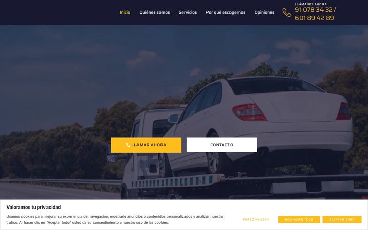 Screenshot of ayuda-carretera.com