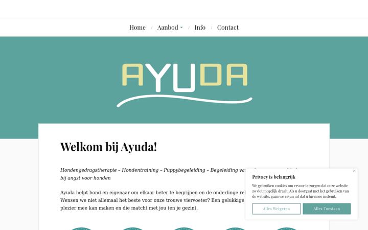 Screenshot of ayuda-dogs.be