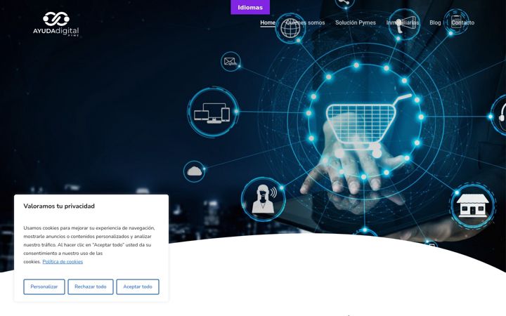 Screenshot of ayudadigitalpyme.com