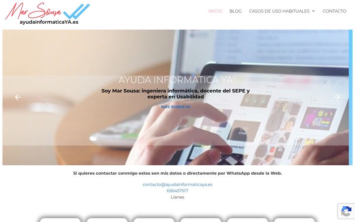Screenshot of ayudainformaticaya.es