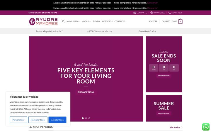 Screenshot of ayudasmayores.com