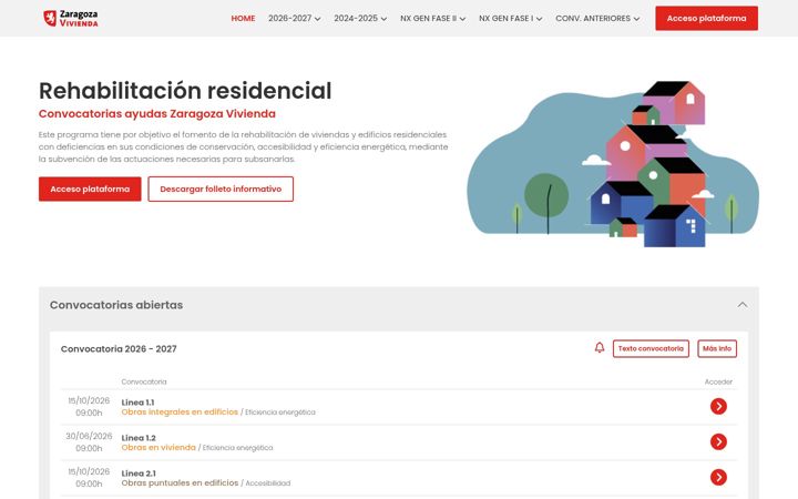 Zrzut ekranu ayudasrehabilitacionzaragoza.es