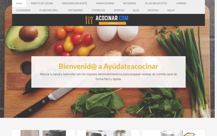 Screenshot of ayudateacocinar.com