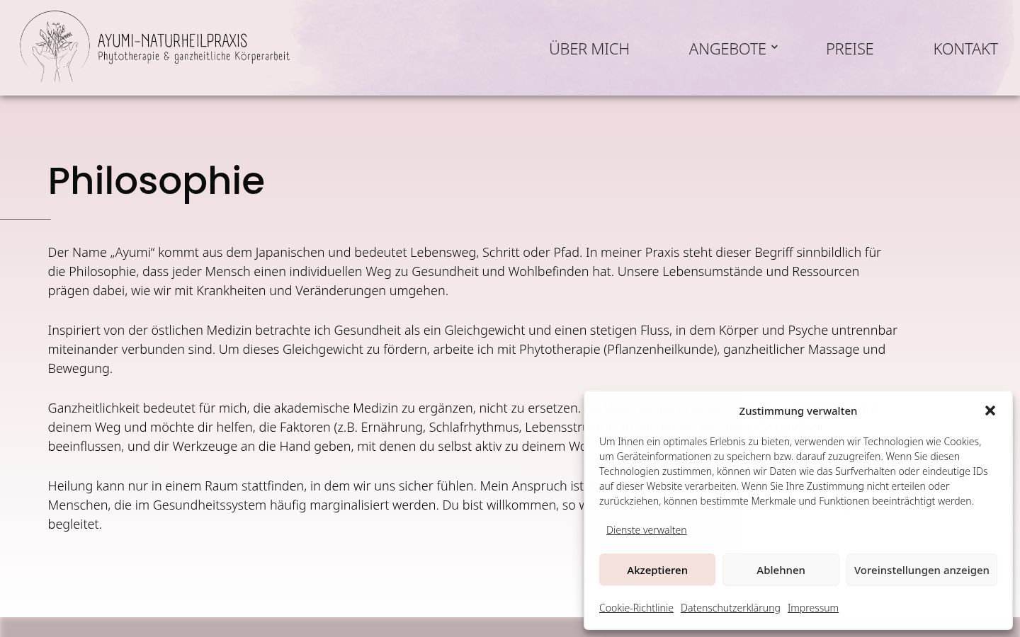 Capture d'écran de la bannière de consentement affichée avant toute interaction