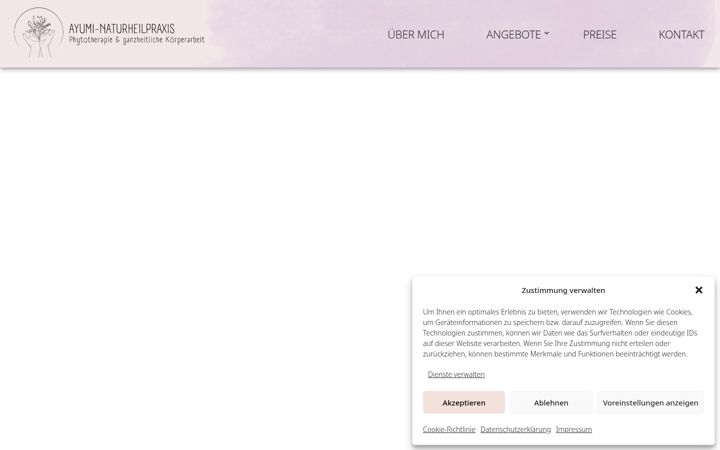 Screenshot of ayumi-naturheilpraxis.de
