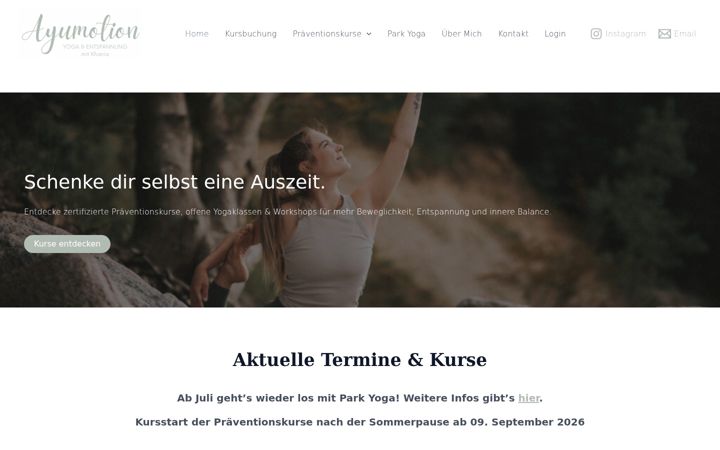 Screenshot of ayumotion.de