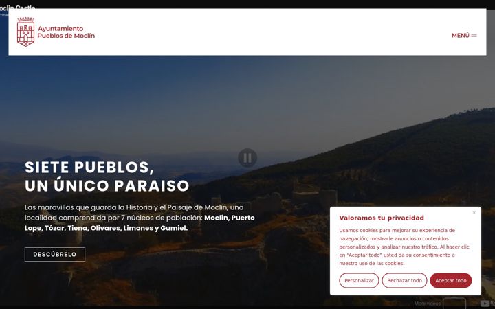 Screenshot of ayuntamientodemoclin.com