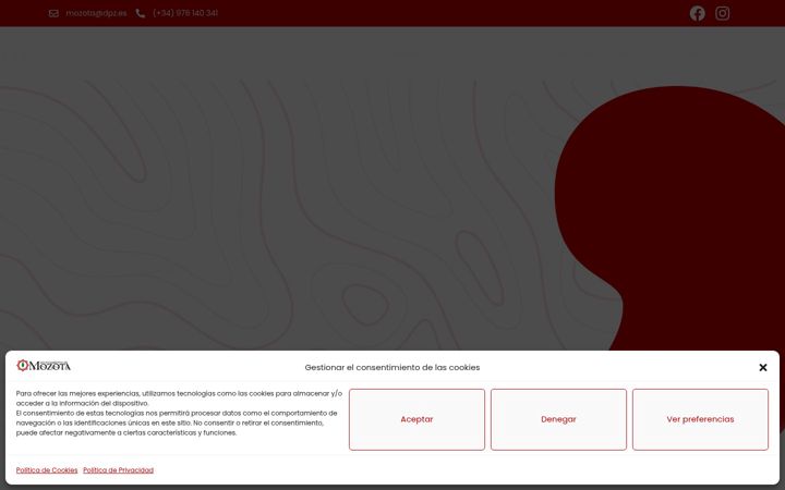 Screenshot of ayuntamientodemozota.es