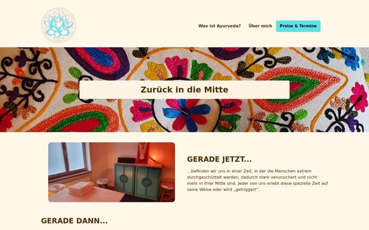 Screenshot of ayur-vita.de