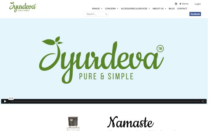 Screenshot of ayurdeva.com.au