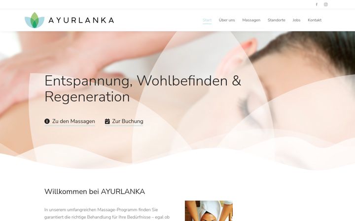 Screenshot του ayurlanka.de