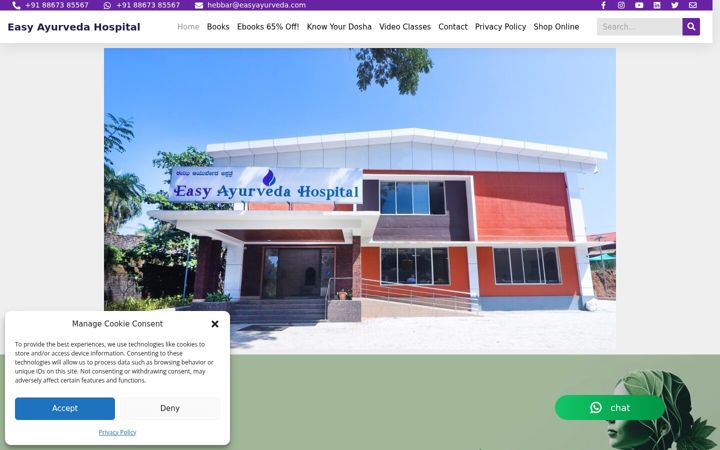 Screenshot of ayurmedinfo.com