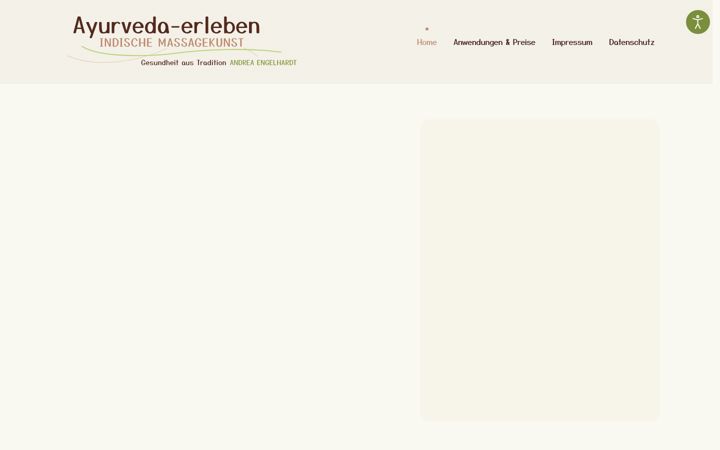 Screenshot of ayurveda-gesund.de