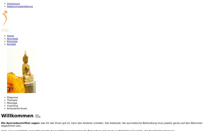 Screenshot of ayurveda-mainz.de