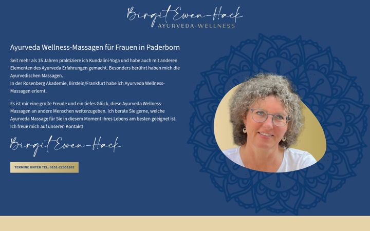 Screenshot of ayurveda-pb.de