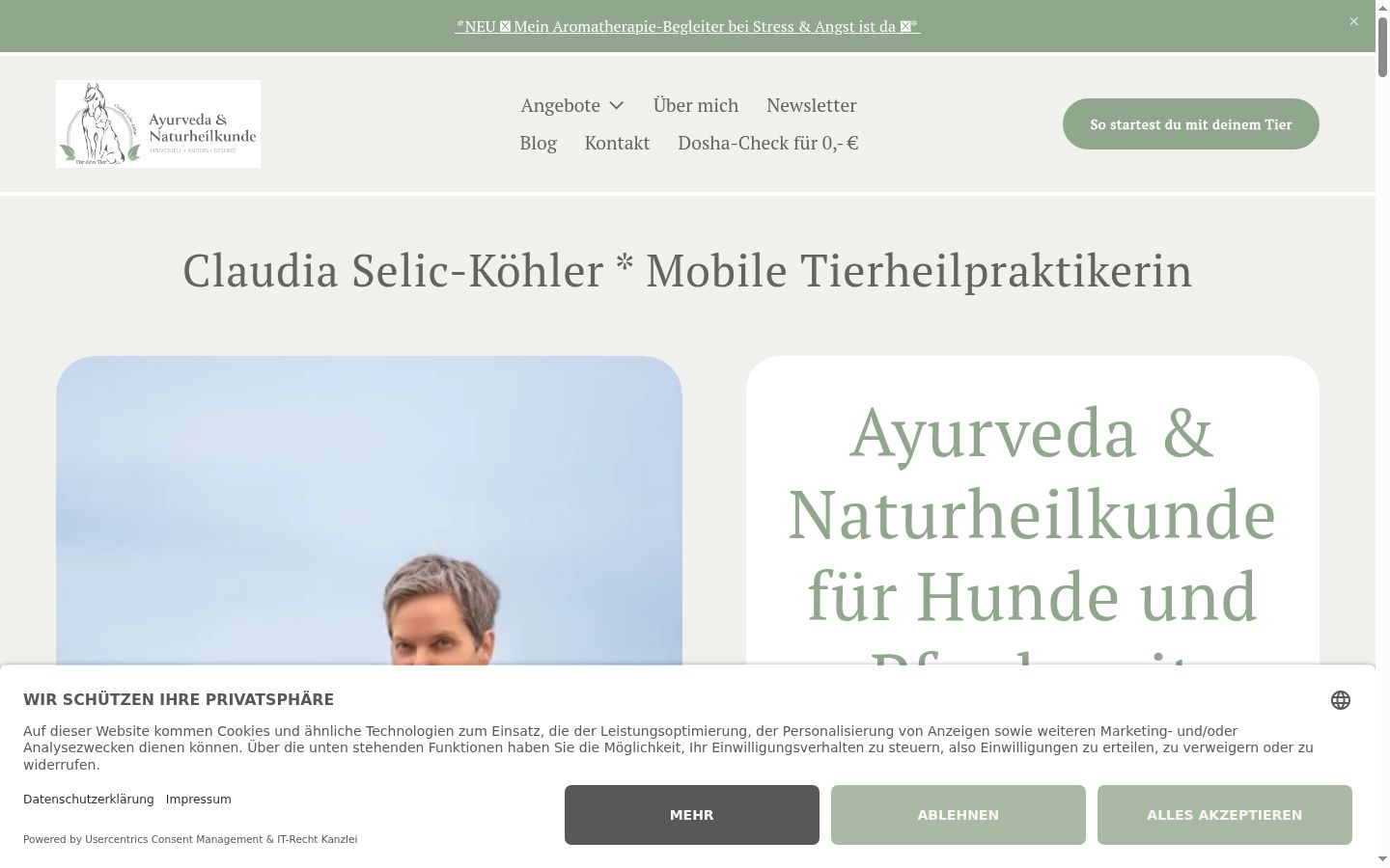 Screenshot tal-banner tal-kunsens muri qabel kwalunkwe interazzjoni
