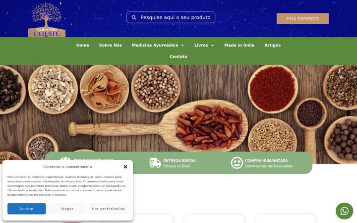 Screenshot of ayurvedaceleste.com