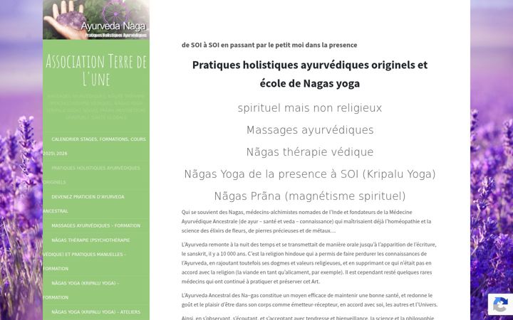 Snímek obrazovky ayurvedanaga.fr
