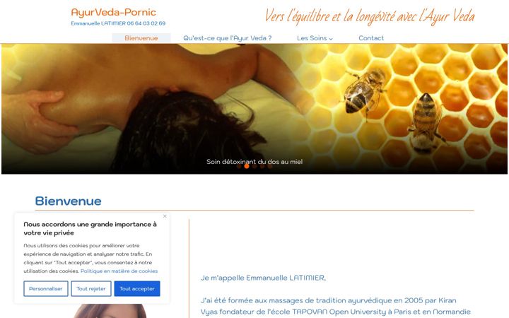 Screenshot of ayurvedapornic.com