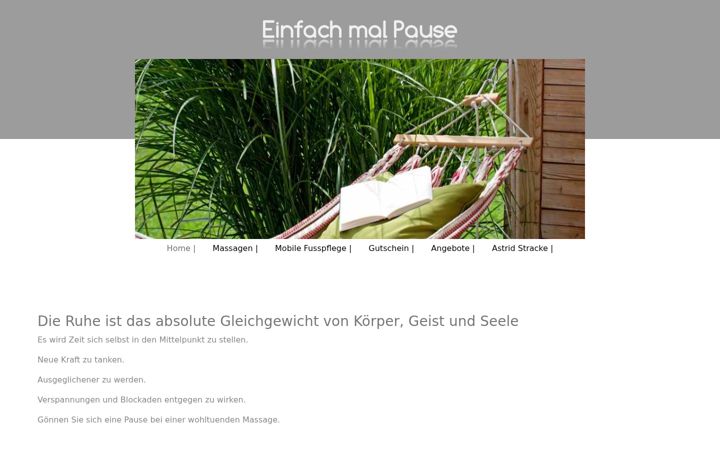 Screenshot of ayurvedischemassage-bielefeld.de