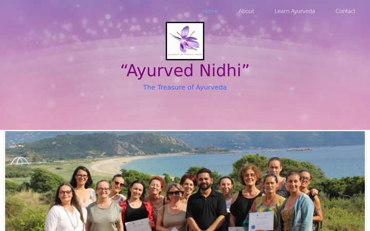 Screenshot of ayurvednidhi.com