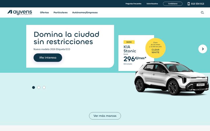 Screenshot of ayvens.es