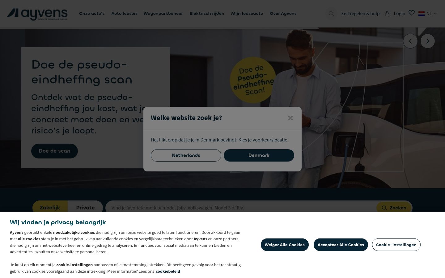 Sutikimo reklamjuostės, rodytos prieš bet kokią sąveiką, ekrano kopija