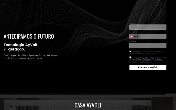 Screenshot of ayvolt.com.br