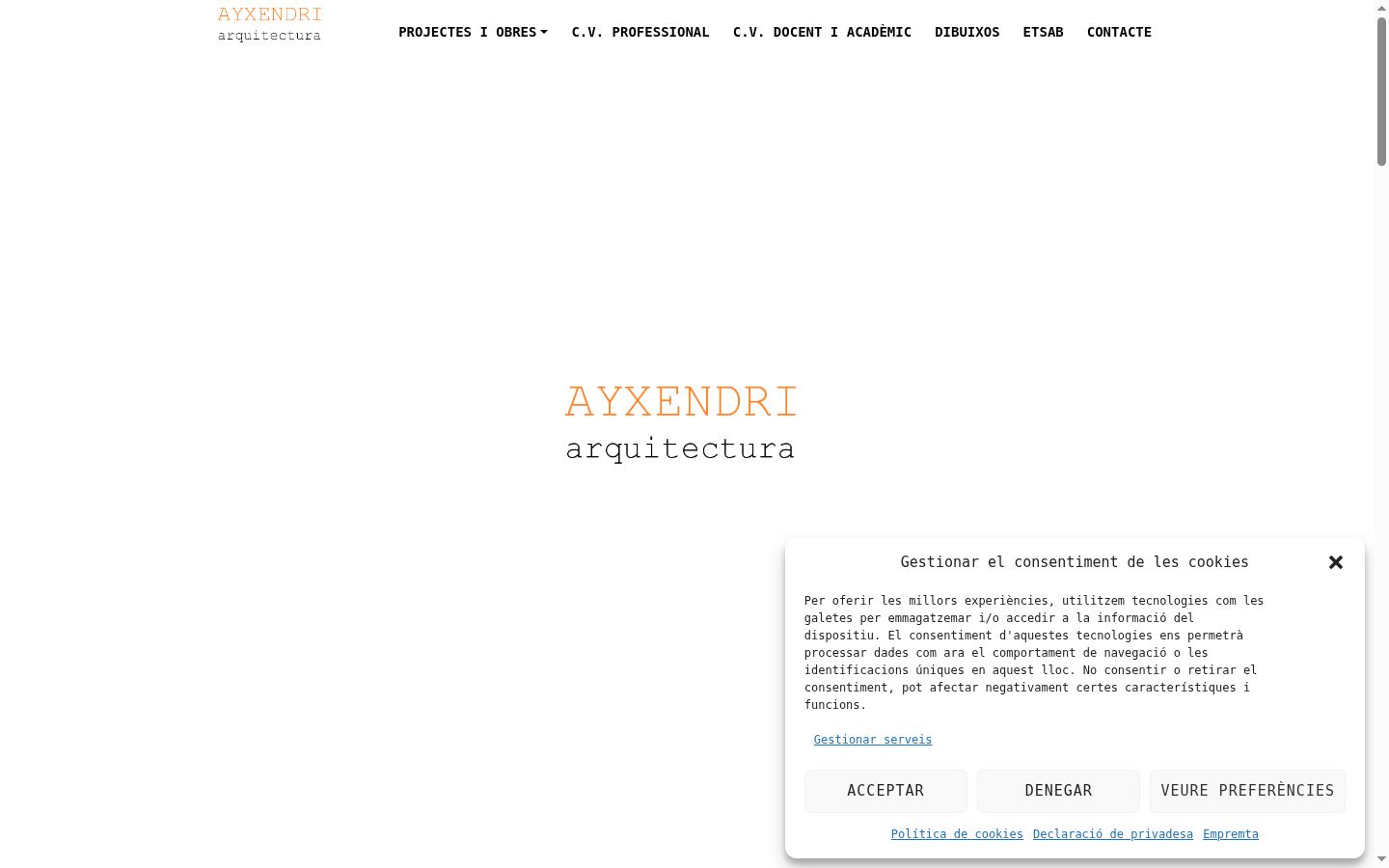 Screenshot tal-banner tal-kunsens muri qabel kwalunkwe interazzjoni