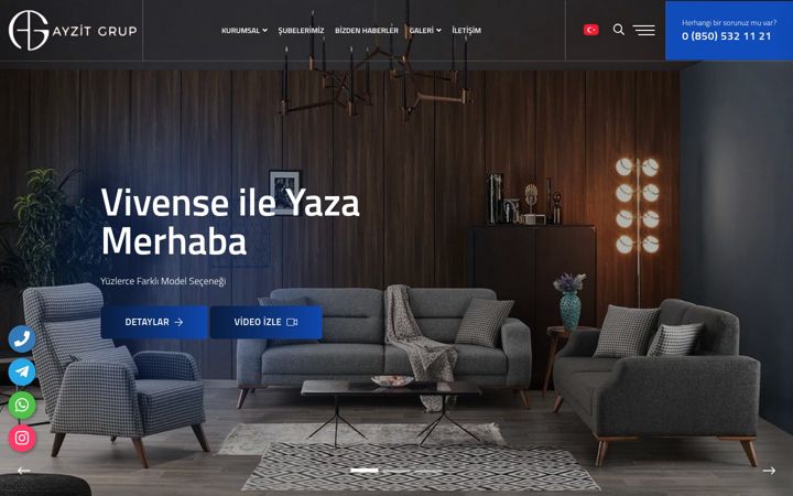 Screenshot of ayzitgrup.com