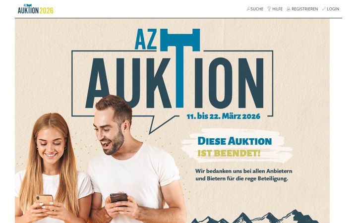 Screenshot of az-auktion.de